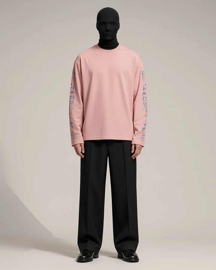 Randomevent — Erosion Osmanthus Long-Sleeve, in dusty rose
